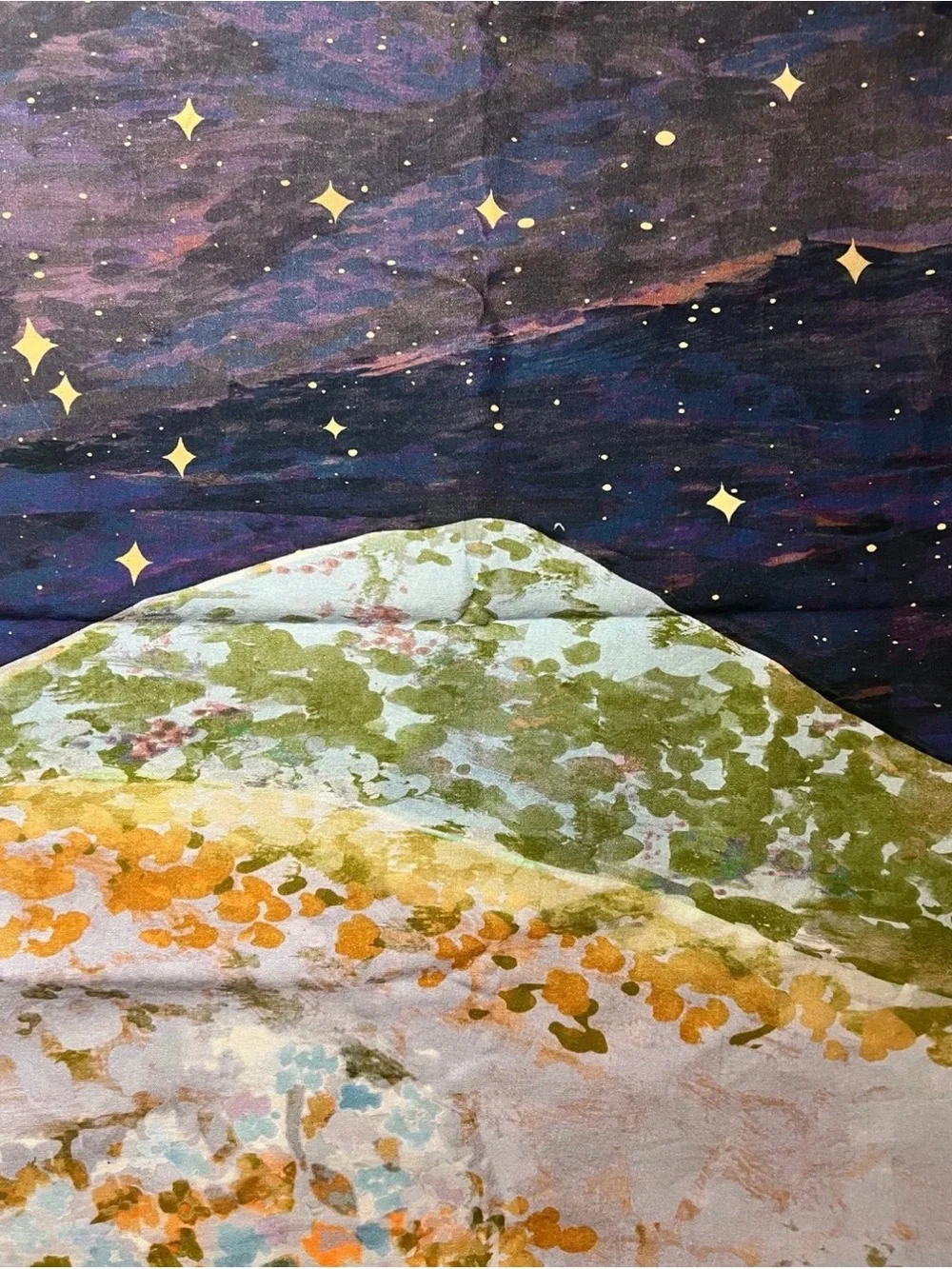 Boho Floral moon Mountain Tapestry Wall Art Urban Outfitters
